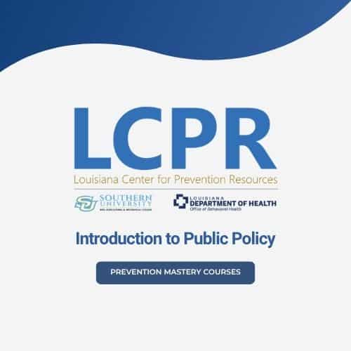 Introduction to Public Policy - LCPR