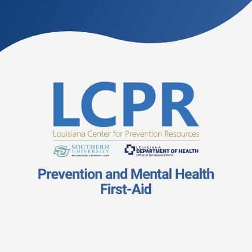 Prevention and Mental Health First-Aid - LCPR